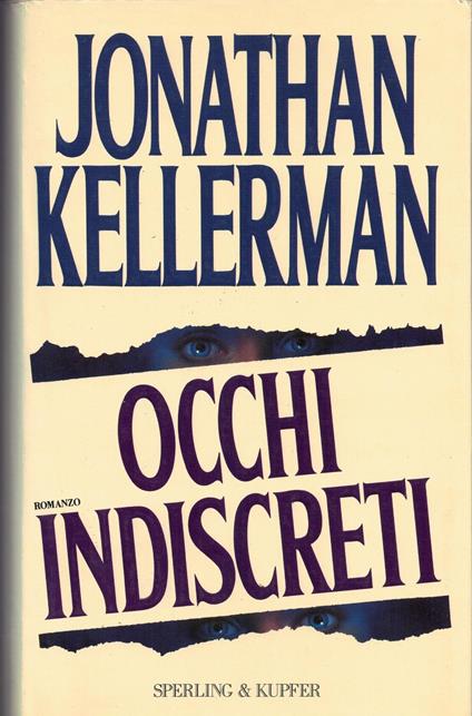 Occhi indiscreti - Jonathan Kellerman - copertina