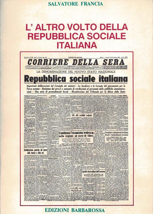 L' altro volto della Repubblica Sociale Italiana - copertina