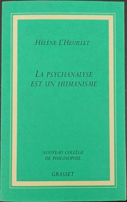 La psychanalyse est un humanisme - copertina