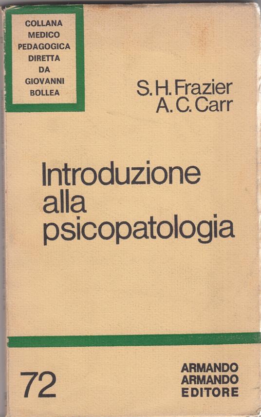 Introduzione alla psicopatologia - copertina