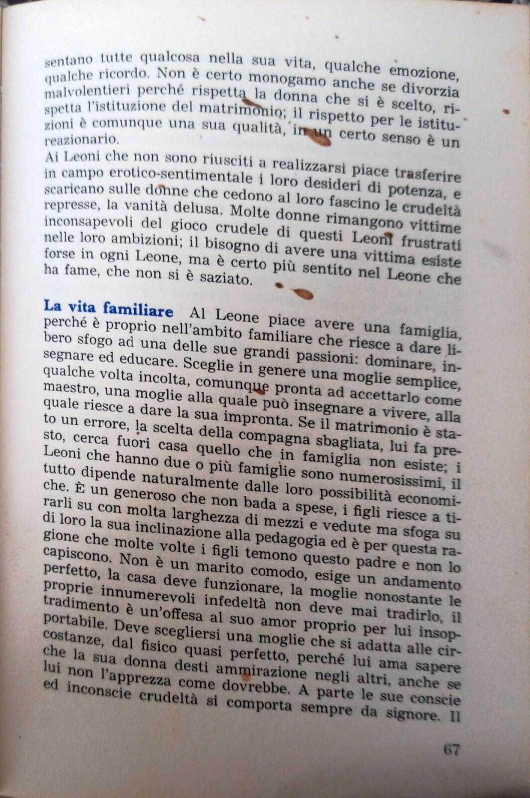 I segni e l' amore
