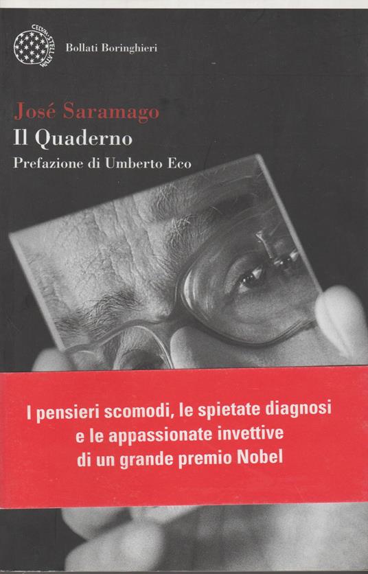 Il quaderno - José Saramago - copertina