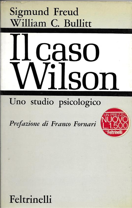 Il caso Wilson - Sigmund Freud - copertina