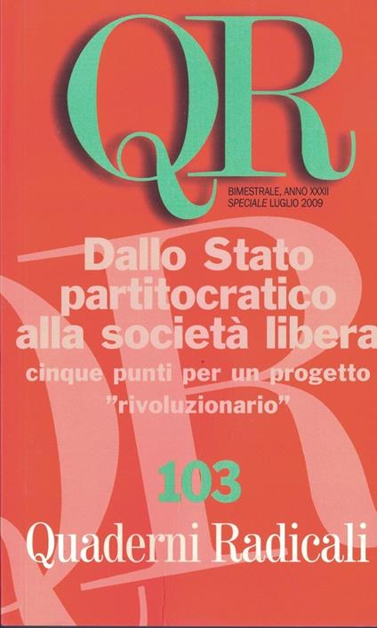 QR Dallo Stato partitografico alla società libera - copertina