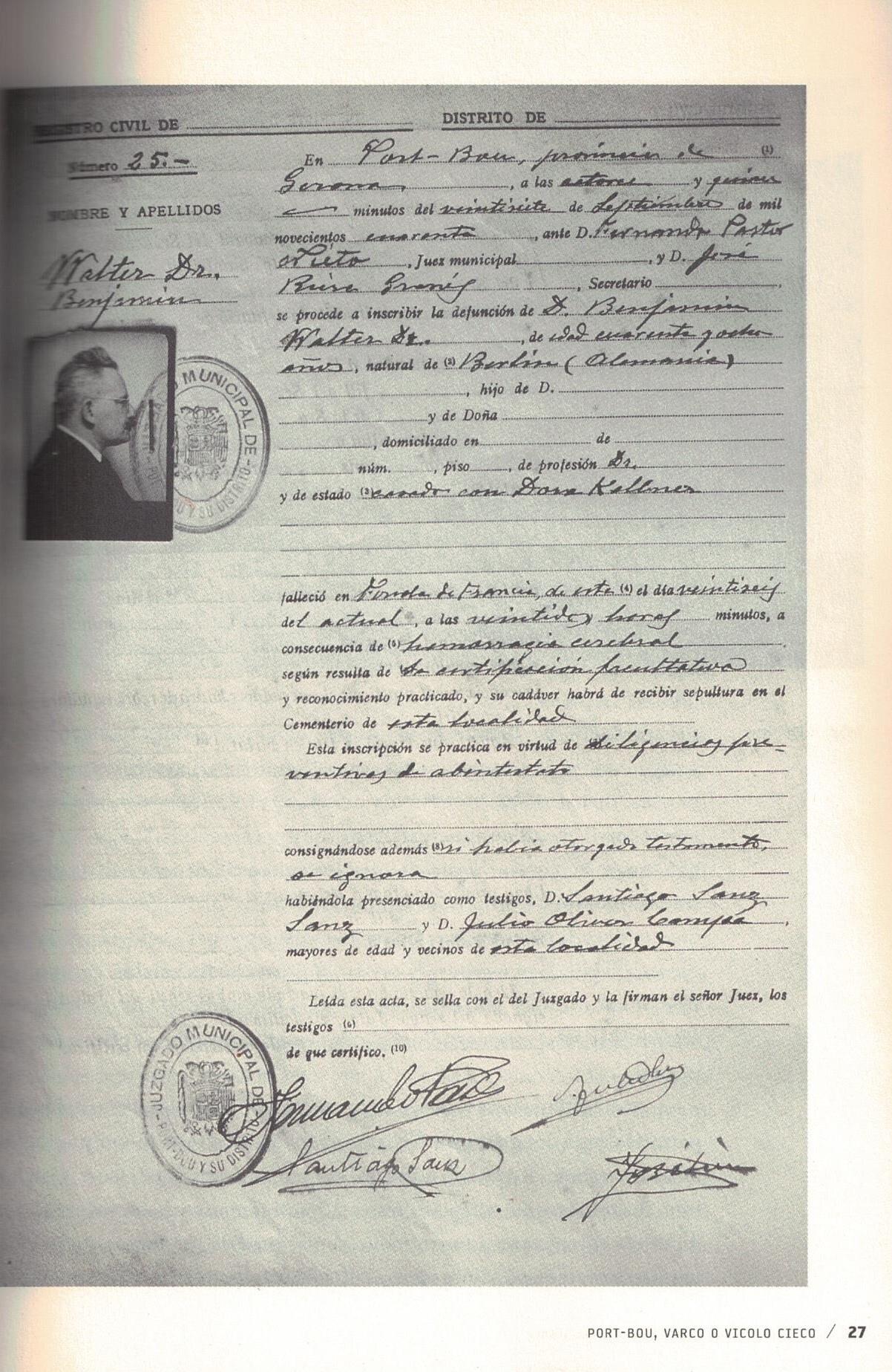 Walter Benjamin. L'angelo assassinato