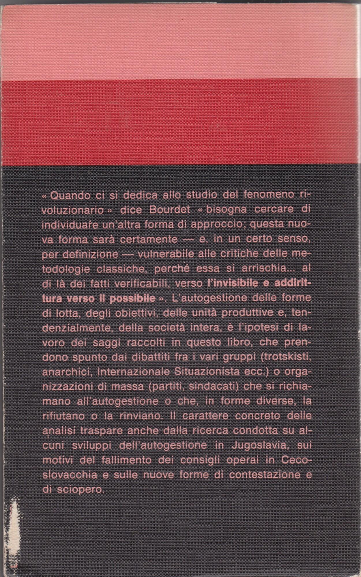 Per L'Autogestione. Analisi E Prospettive