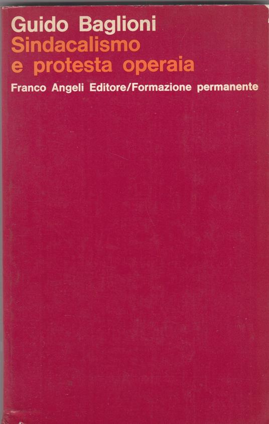 Sindacalismo e protesta operaia - copertina