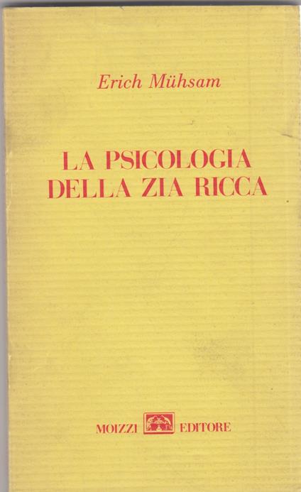 La psicologia della zia ricca - copertina