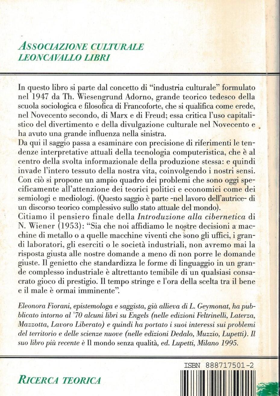 Critica dell'industria di comunicazione