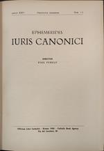 Ephemerides iuris canonici. XXV 1968
