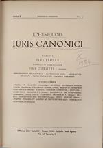 Ephemerides iuris canonici. X 1954