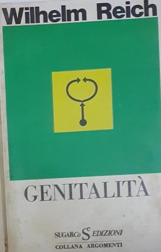 Genitalita' - Wilhelm Reich - copertina