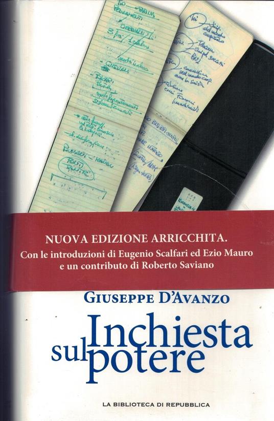 Inchiesta sul potere - copertina