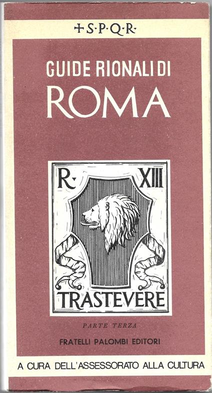 Guide Rionali Di Roma - Parte Terza - - copertina