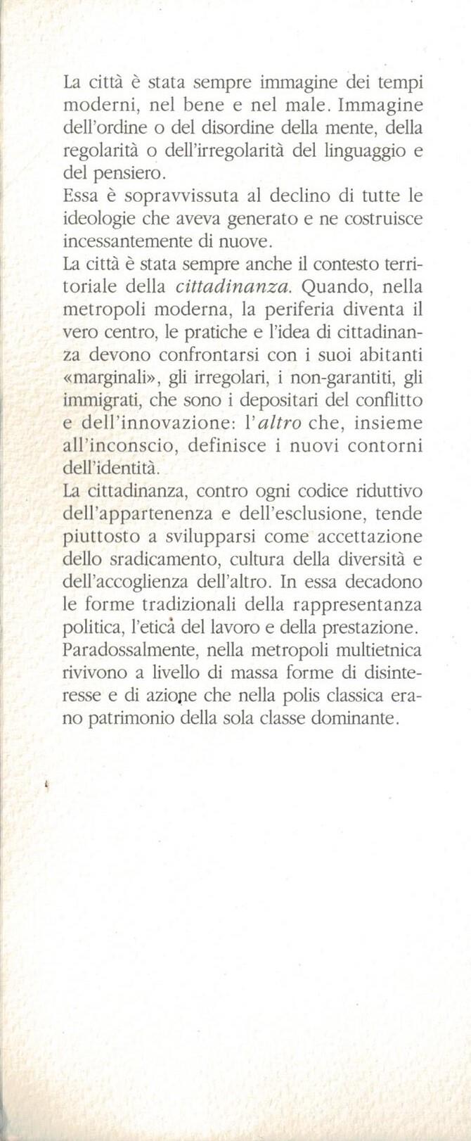 La città e il desiderio