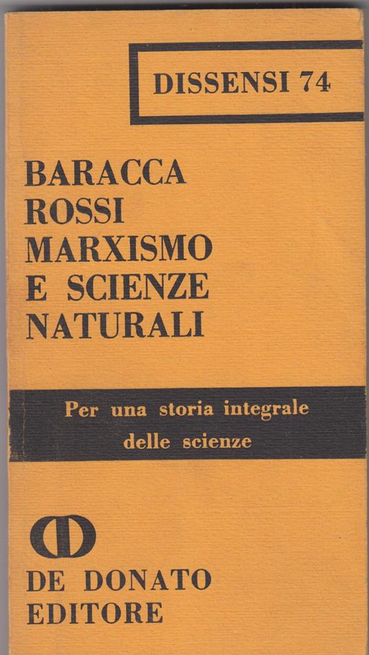 marxismo e scienza naturali - copertina