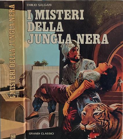 I misteri della Jungla nera - Emilio Salgari - copertina