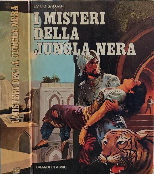 I misteri della Jungla nera - Emilio Salgari - copertina