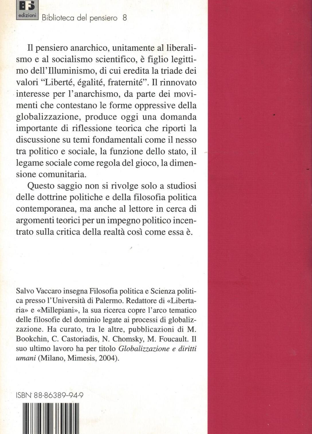 Anarchismo e modernità
