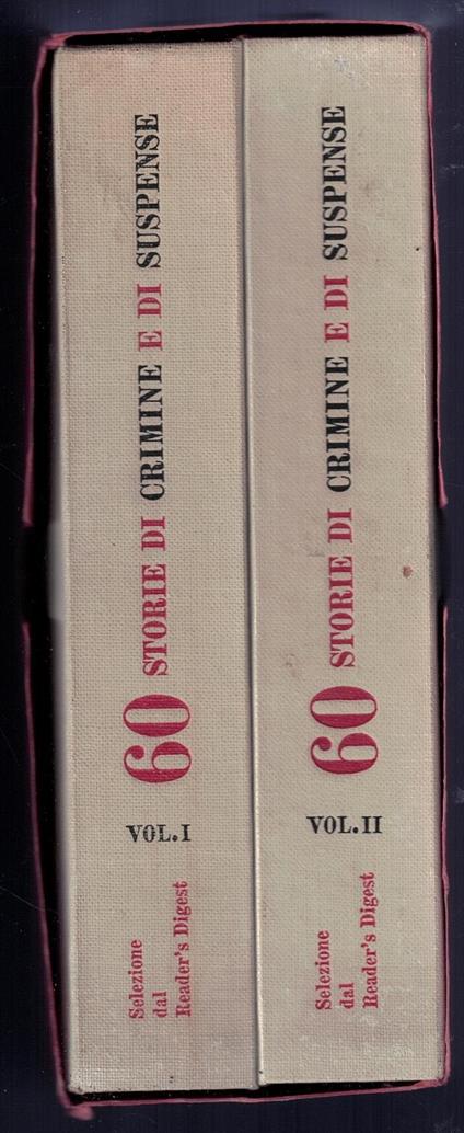60 storie di crimine e di suspense 2 volumi - copertina