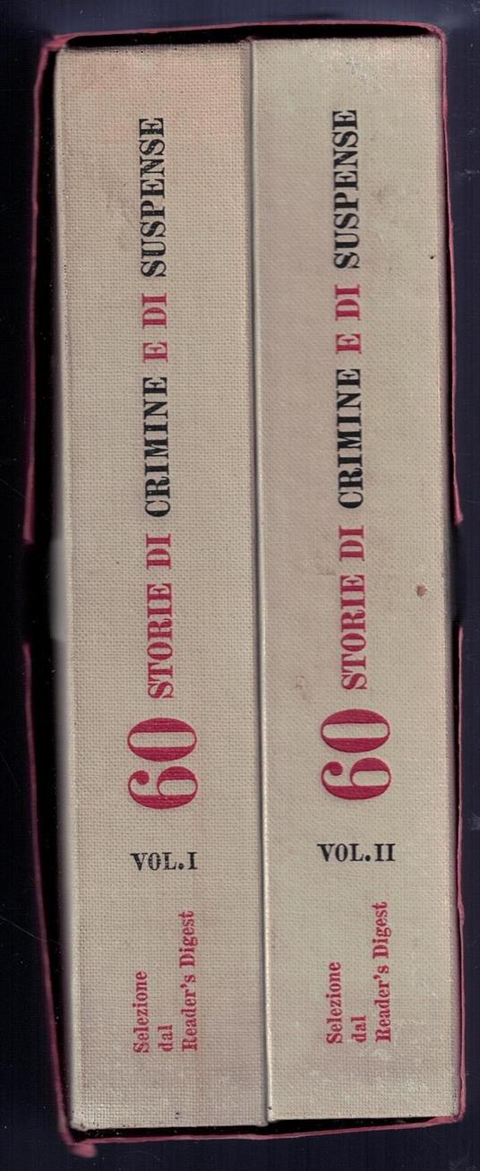 60 storie di crimine e di suspense 2 volumi - copertina
