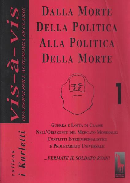 Vis-à-Vis. Quaderni per l'autonomia di classe (Vol. 1) - copertina