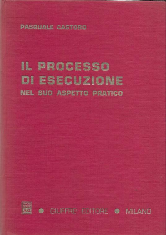 Il Processo Di Esecuzione Nel Suo Aspetto Pratico - copertina
