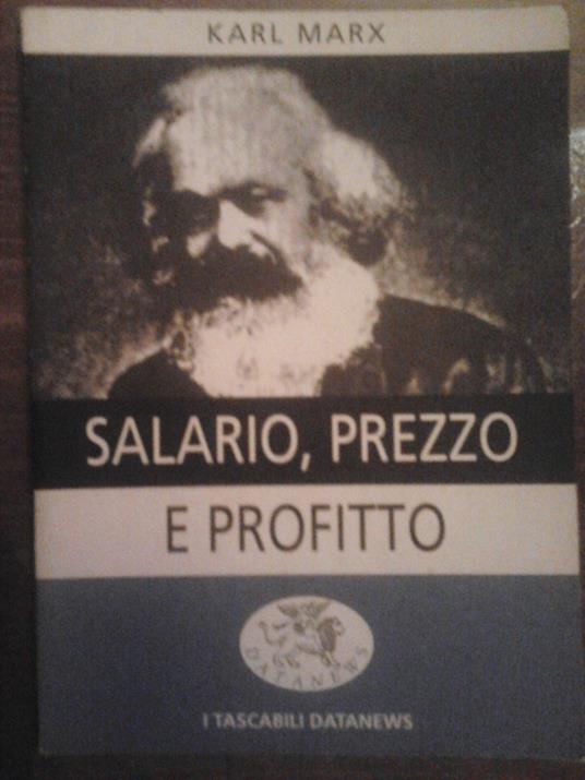 Salario, prezzo e profitto - Karl Marx - copertina