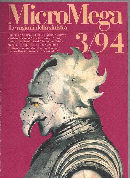 MicroMega 3/94 - copertina