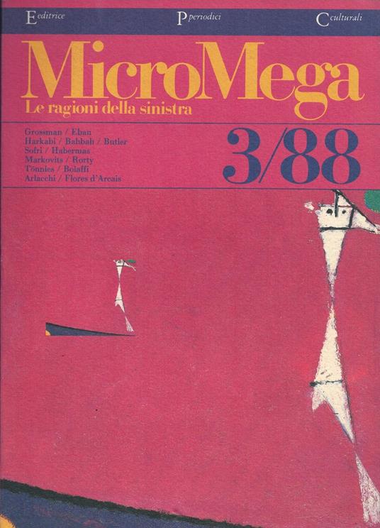 MicroMega n.3/1988 - copertina