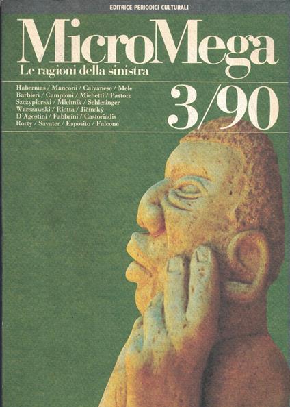 MicroMega 3/90 - copertina