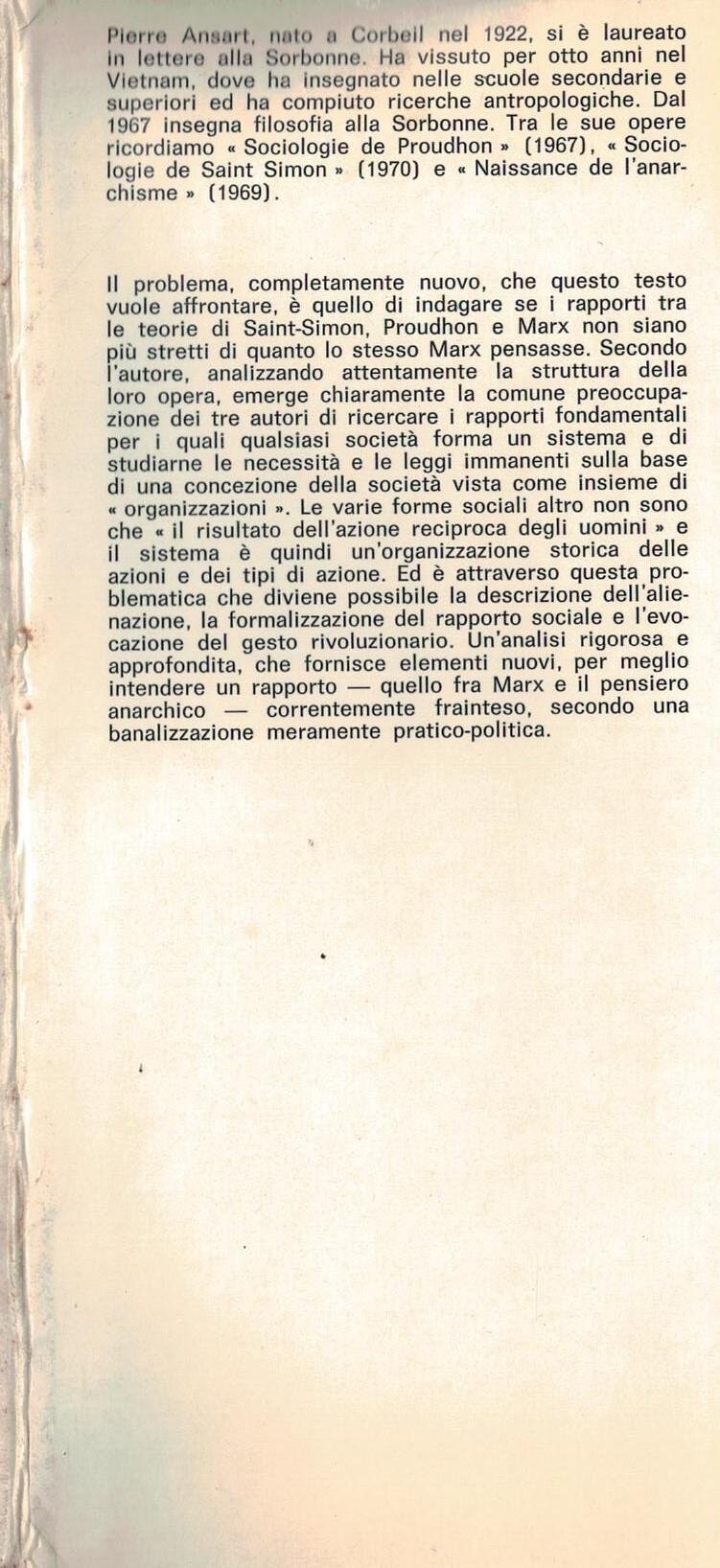 Marx e l'anarchismo