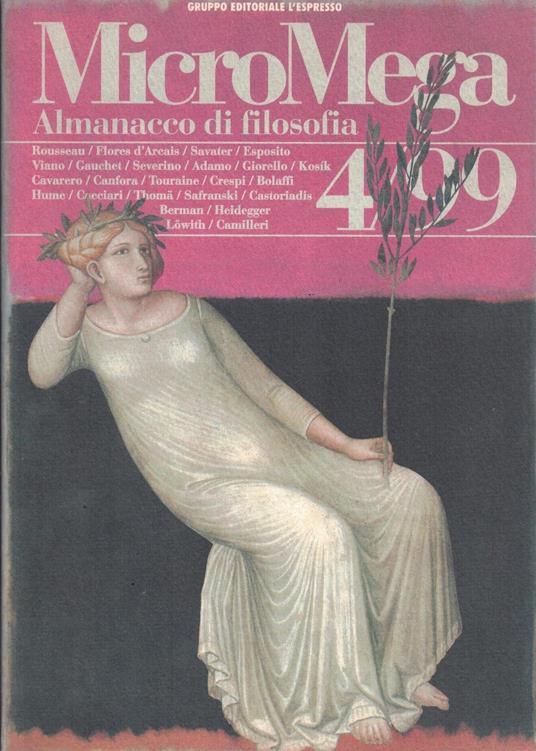 Micromega 4/99 Almanacco Di Filosofia 1999 - copertina
