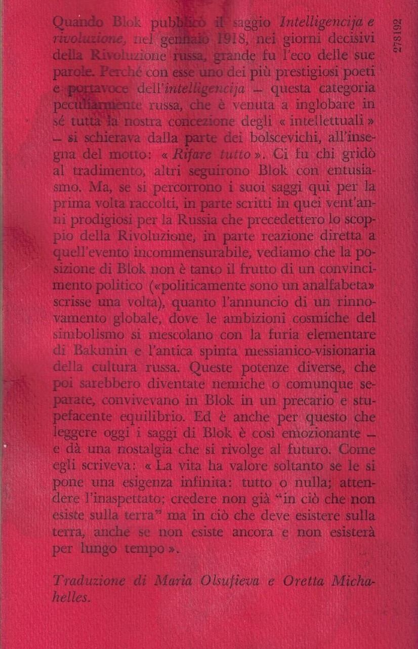 L' intelligencija e la rivoluzione