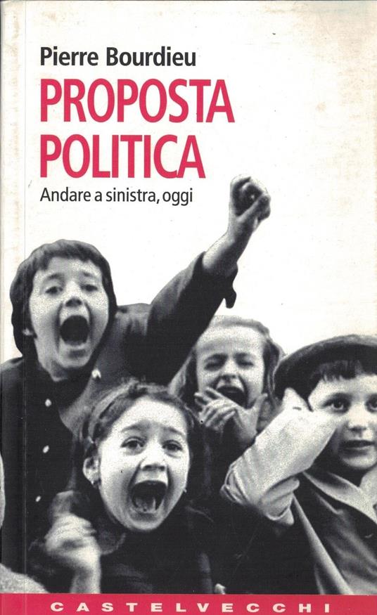 Proposta politica. Andare a sinistra, oggi - Pierre Bourdieu - copertina