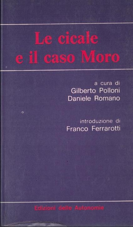 Le cicale e il caso Moro - copertina