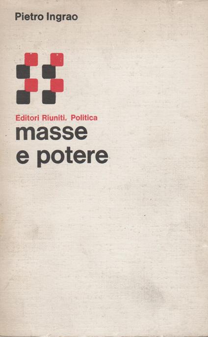 Masse E Potere - Pietro Ingrao - copertina
