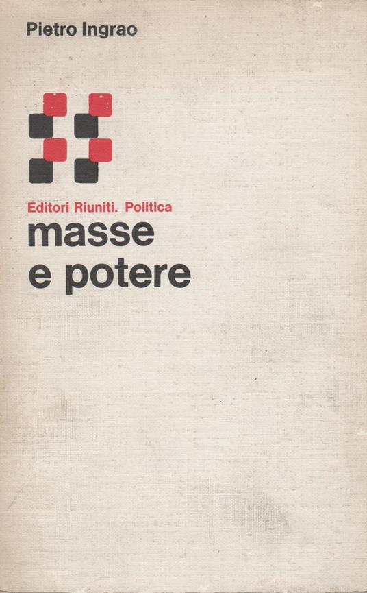 Masse E Potere - Pietro Ingrao - copertina