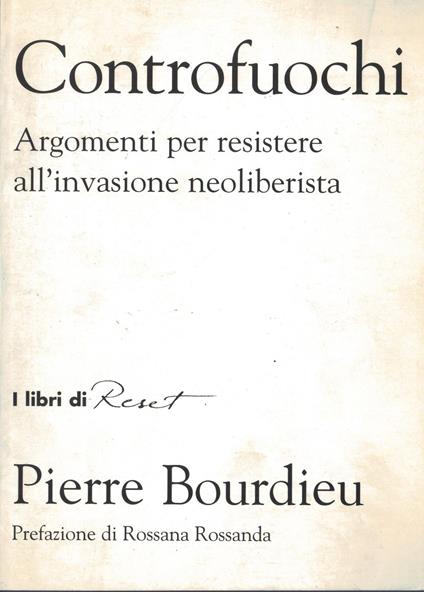 Controfuochi-Argomenti per resistere all'invasione neoliberista - copertina