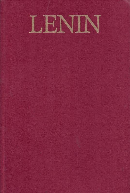 Quaderni filosofici - Lenin - copertina