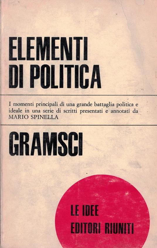 Elementi di politica - Antonio Gramsci - copertina
