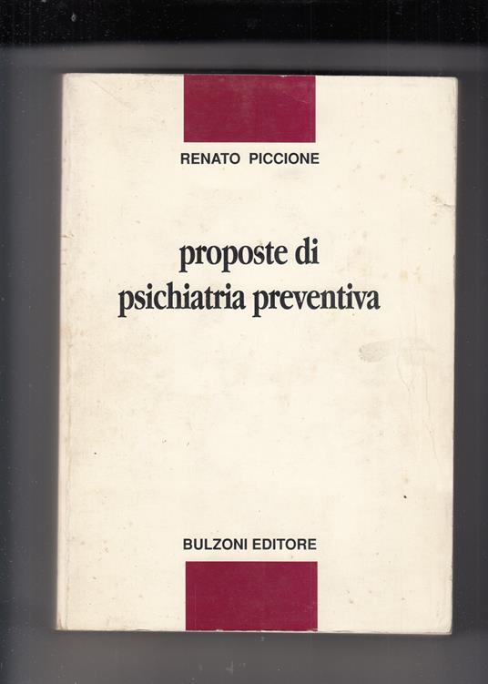 Proposte di psichiatria preventiva - copertina