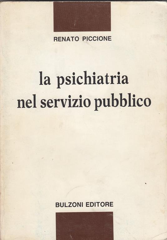 La psichiatria nel servizio pubblico - copertina