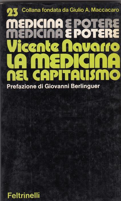 La medicina del capitale - copertina