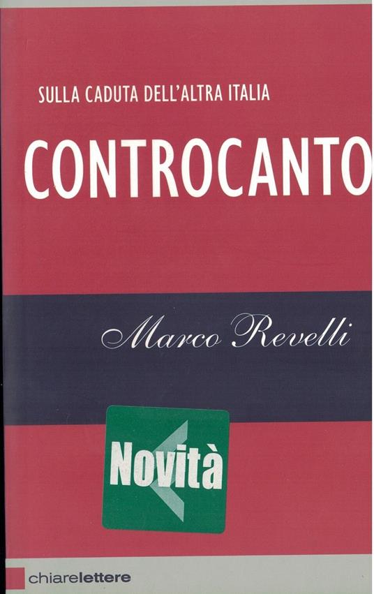 Controcanto - Marco Revelli - copertina