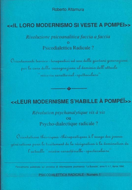 Il loro modernismo si veste a Pompei - copertina