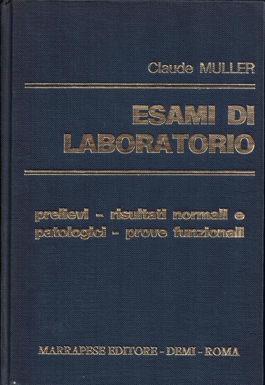 Esami di laboratorio - copertina