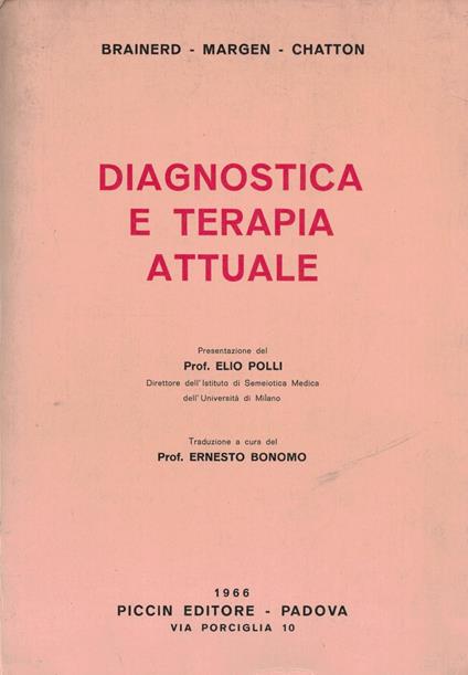 Diagnostica e terapia attuale - copertina