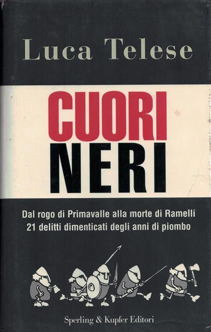 Cuori neri. Dal rogo di Primavalle alla morte di Ramelli. 21 delitti dimenticati degli anni di piombo - copertina