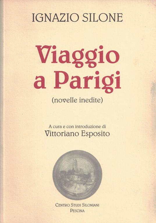 Viaggio a Parigi - Ignazio Silone - copertina